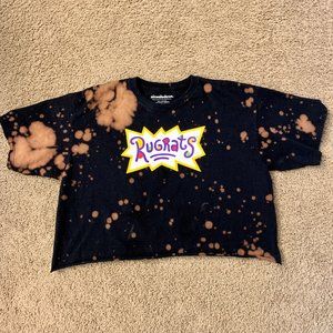 Rugrats Bleach-Dyed Crop Top